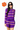 Licensed Sample - Clemson Full Sequin Skinny Stripe Cardigan/Short SET