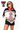 Licensed Texas Tech Striped Colorblock Sweater