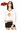 Licensed Sample - OK State V Neck Striped Cuff LS Sweater with Small Mascot