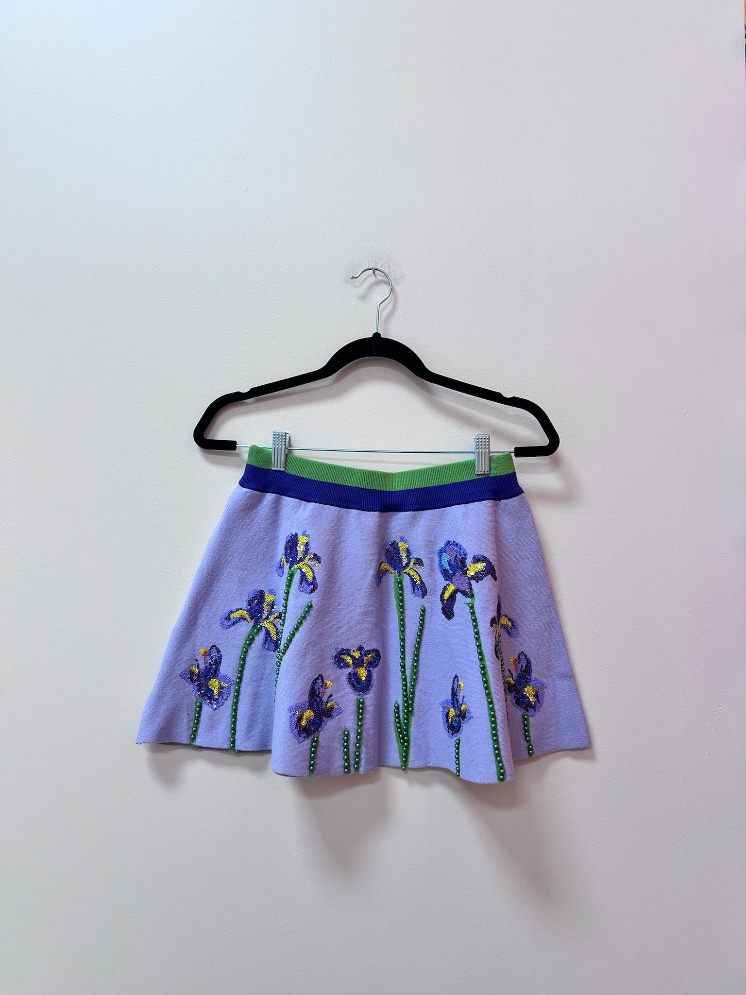 SAMPLE- Lavender Iris skirt