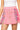 Sample Pink Multi Feather Sweater Skirt