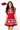 Licensed Sample - Arkansas Vintage Football Stripes Sweater Dress
