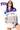 Licensed Sample - TCU Quarter Zip Colorblock Sweatshirt/Short Set