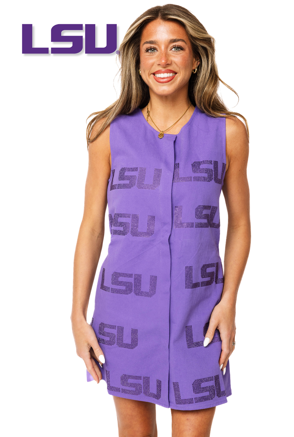 lsu dresses for ladies Women's Gameday Couture White Tigers Full Sequin Jersey Dress Perfect with white sneakers or wedges Louisiana State University Queen