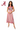 Licensed Sample Alabama Mascot Striped Knit Midi Dress
