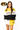 Licensed Sample - Mizzou Quarter Zip Colorblock Sweatshirt/Short Set