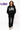 Licensed Sample - LSU Black w/ White Jewel Letter Sweatshirt and Sweatpants SET