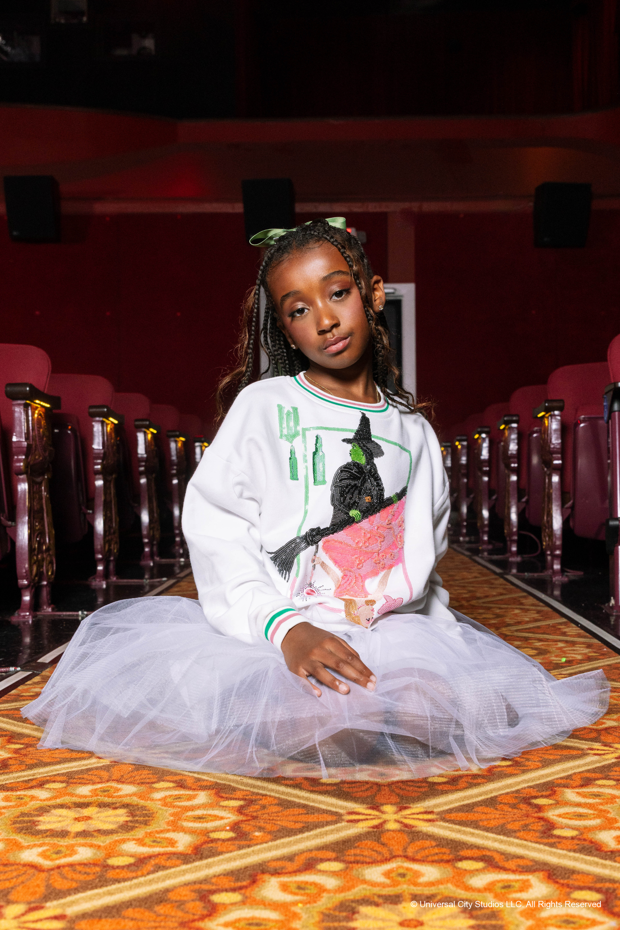 Licensed Kids Elphaba & Glinda Card Sweatshirt