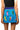 Sample Royal Blue Multi Chili Pepper Skirt
