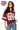 Licensed Texas A&M Oversized Gingham Jersey Tee
