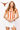 Licensed Texas Logo Vertical Stripe Fringe Short Sleeve Top