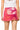 Sample Neon Pink Full Sequin Skirt