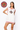 Licensed Sample - ULL White V Neck Striped Cuff Sweater Vest Dress