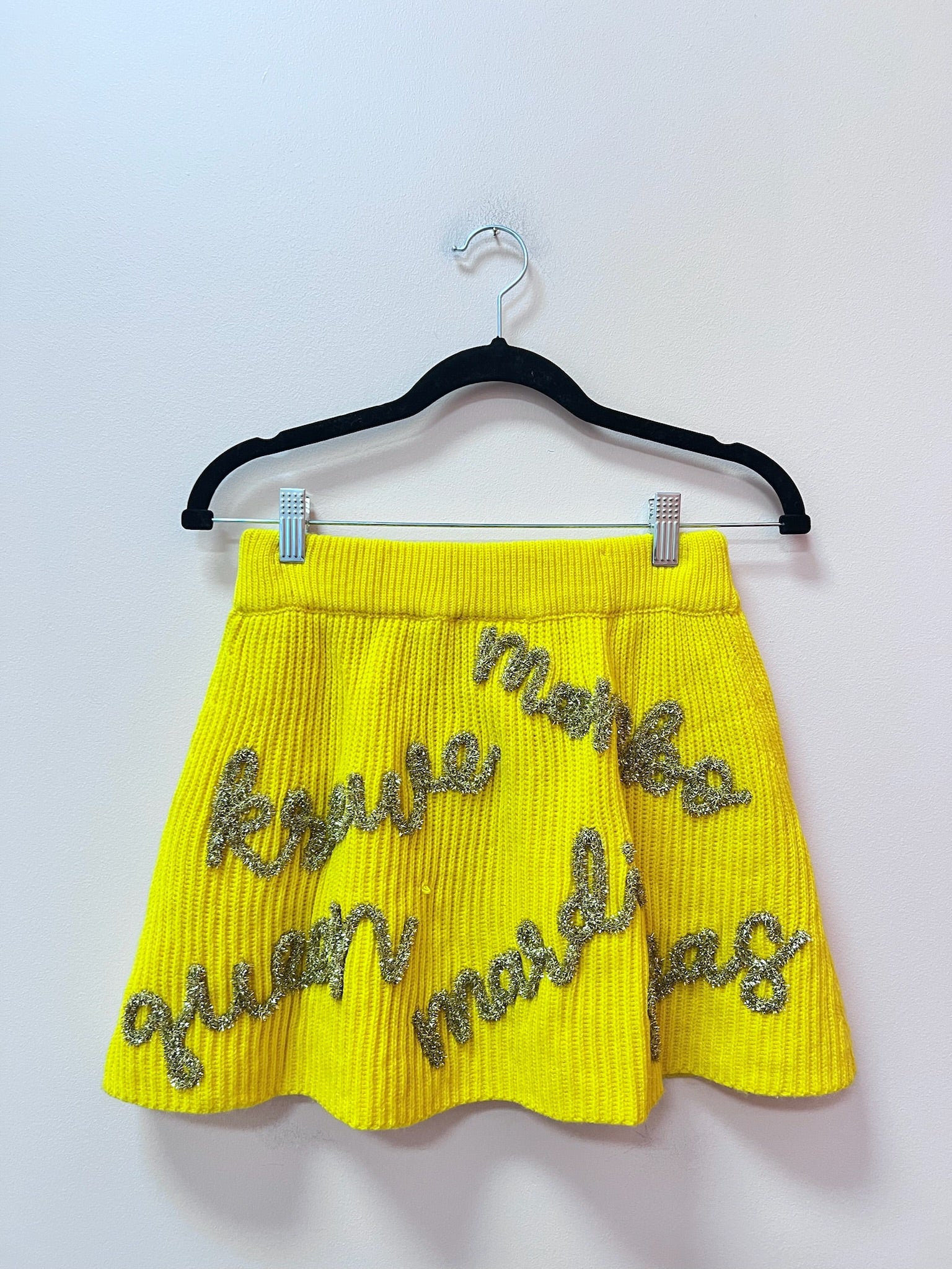 SAMPLE- YELLOW MG SKIRT