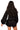 Sample Black Rainbow Jewel Trim Pocket Tie Top & Short Set