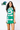 Licensed Sample - Green Iridescent Roll Wave Tank Dress