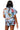 Sample Denim Multi Guitars Tie Up Top & Short Set