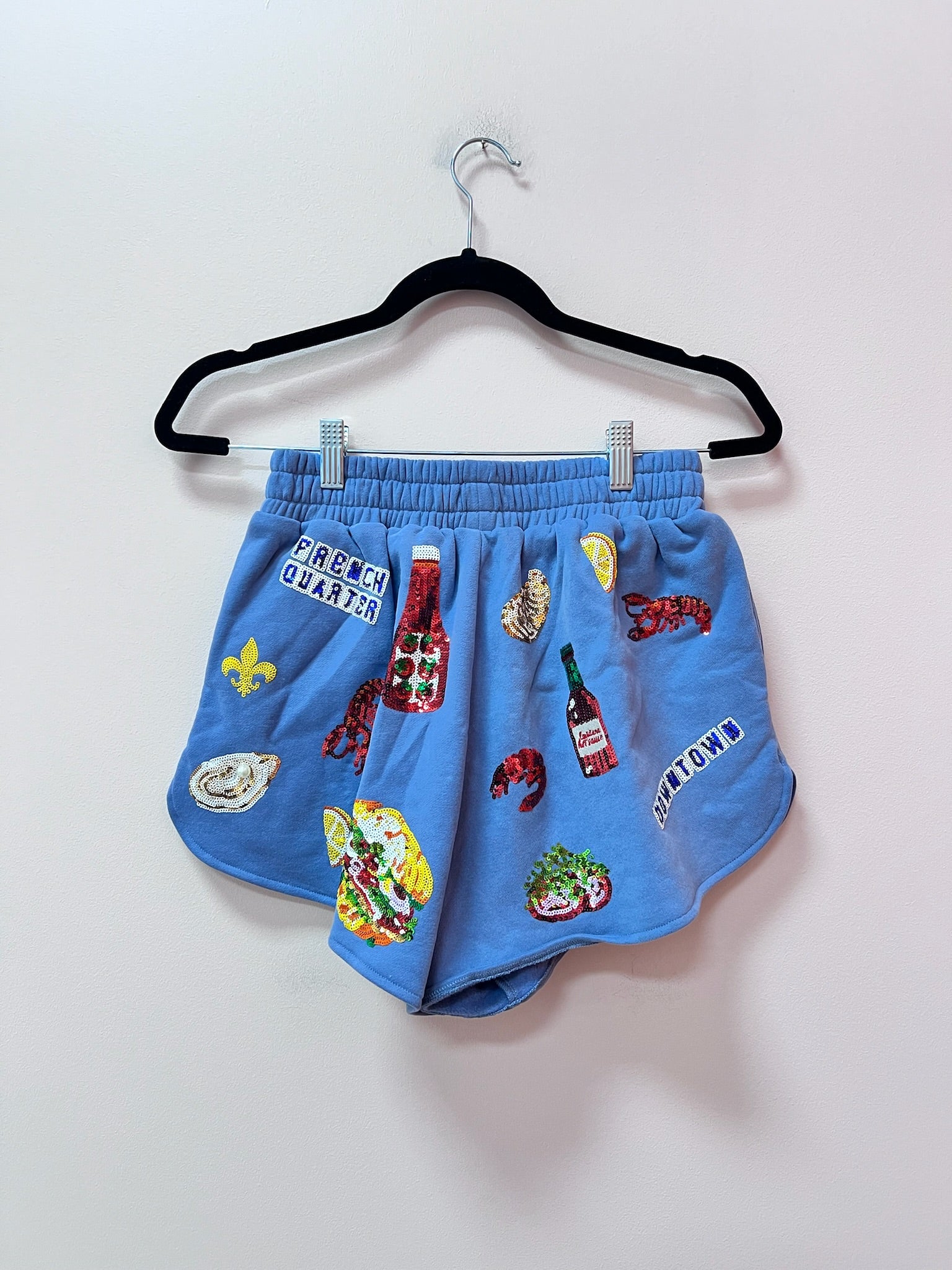 SAMPLE- BLUE LOUISIANA FOOD SHORTS