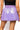 Sample Lavender Knit Full Sequin Skirt