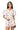 Sample White Multi Flower Cotton Tie Top & Short Set