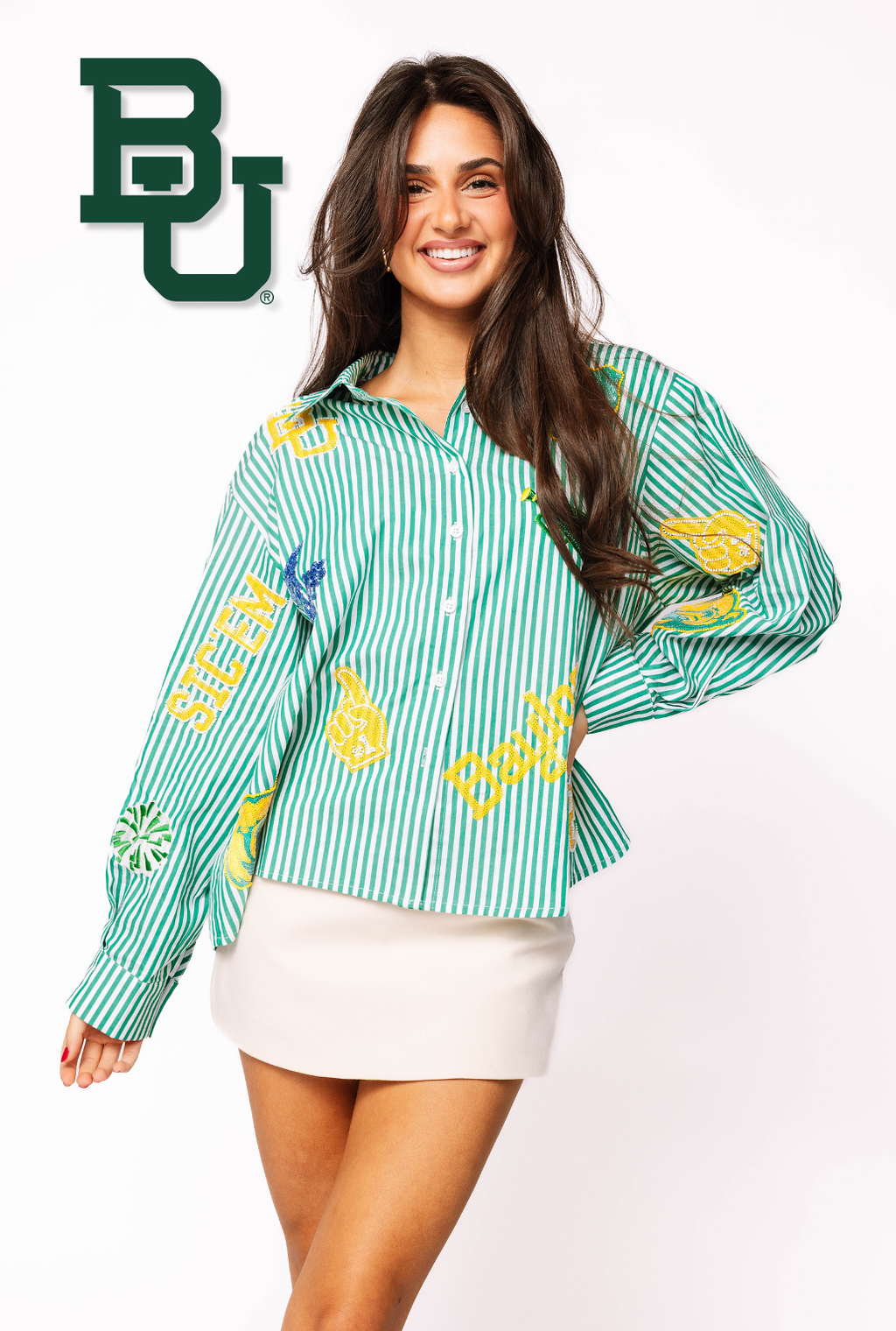 Baylor Buttons LICENSED GAME DAY – Queen of Sparkles