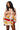 Sample Beige Multi Pinwheels & Tacos Cardigan & Skirt Set