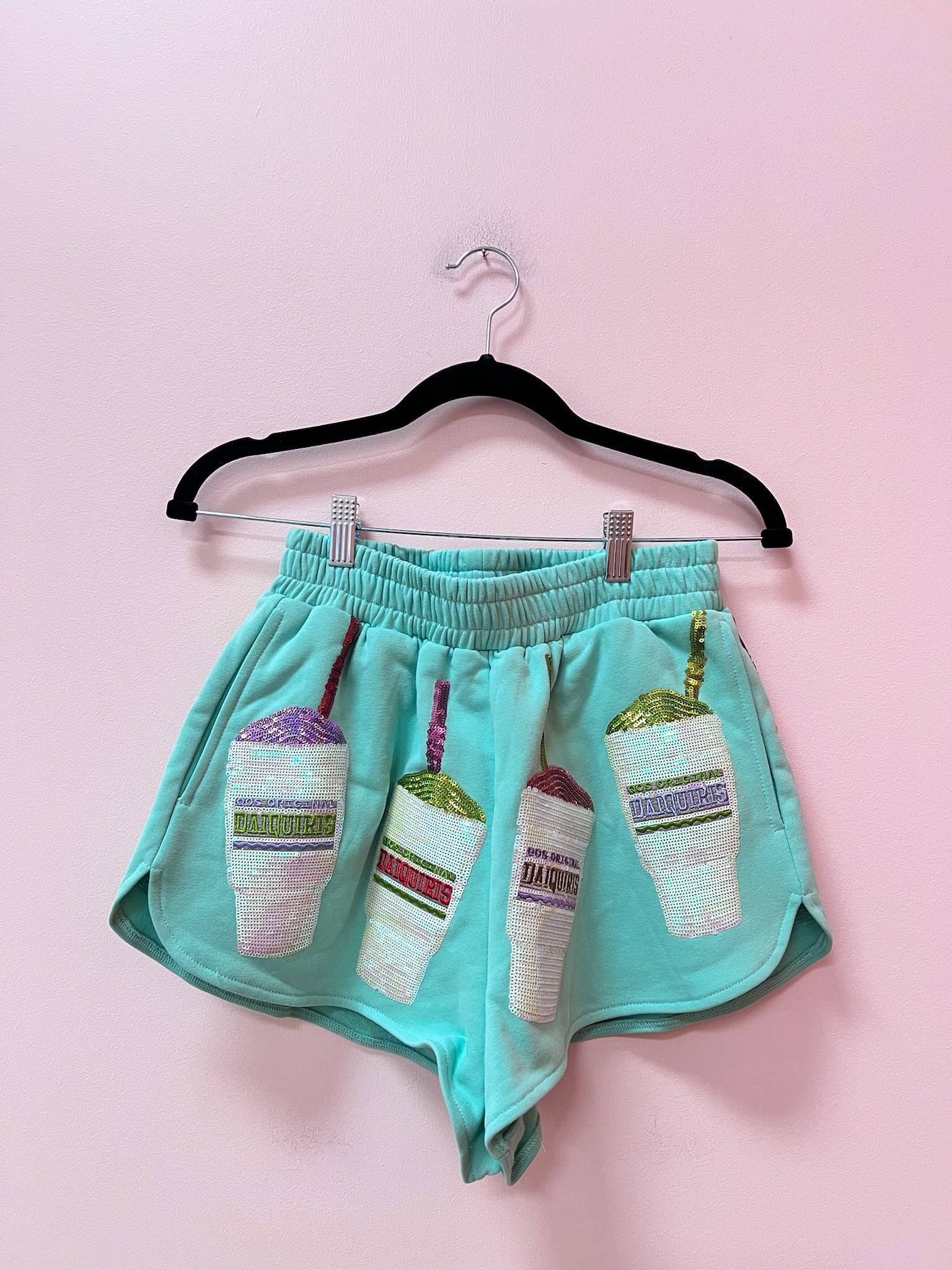 SAMPLE- MINT GREEN DAIQUIRI SHORTS