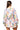Sample White Rainbow Squiggle Cotton Tie Balloon Sleeve Top & Skort Set