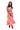 Sample Hot Pink Multi Chili Pepper One Shoulder Top & Maxi Skirt Set