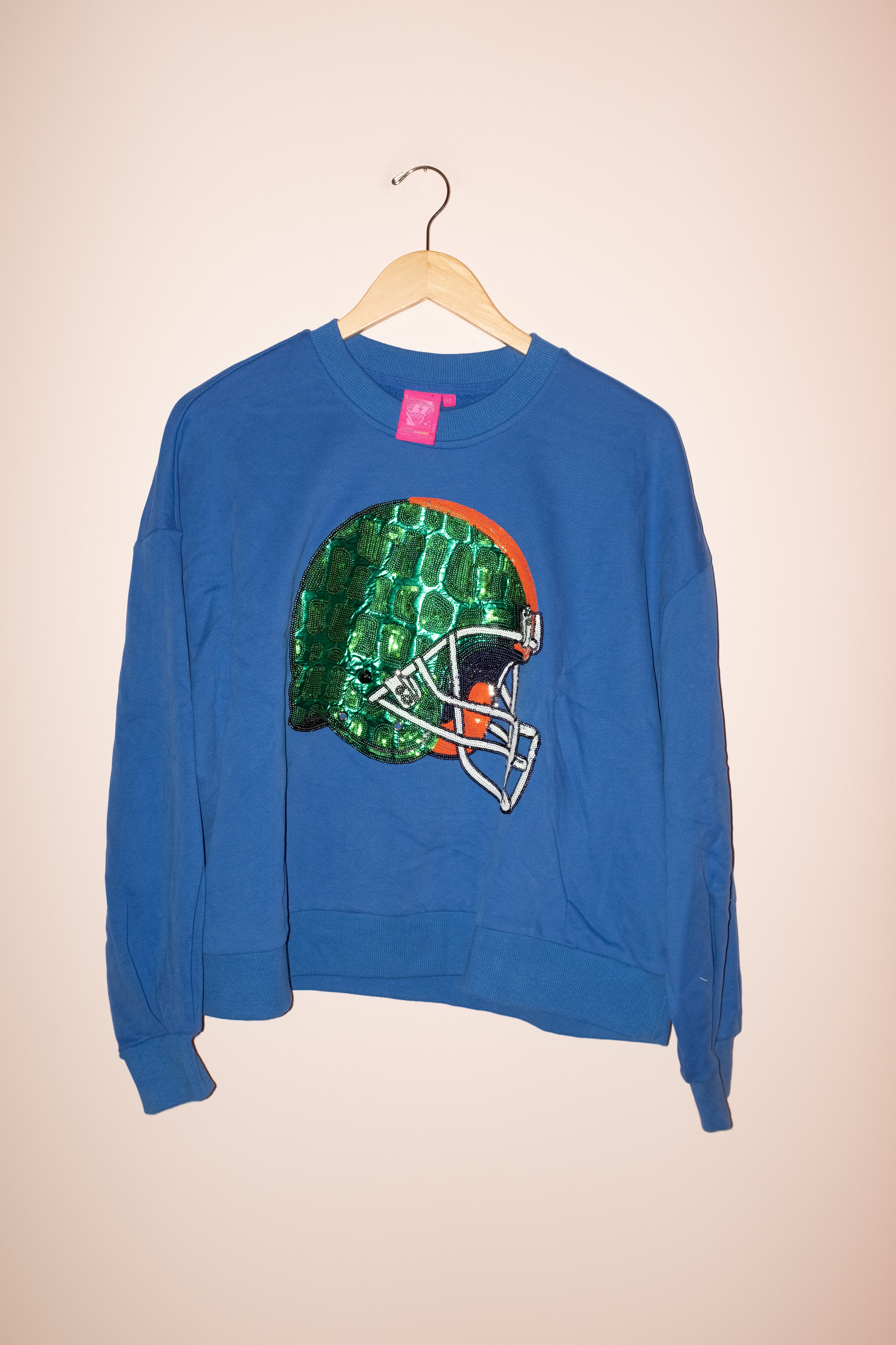 SAMPLE- ROYAL GATOR HELMET SWEATSHIRT