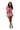 Sample Knit Rainbow Striped Tie Up Short Sleeve Top & Skirt Set