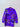 SAMPLE- PURPLE MARDI GRAS SCATTERED WORD CARDIGAN DRESS