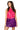 Sample Pink & Purple Full Sequin Mock Neck Romper