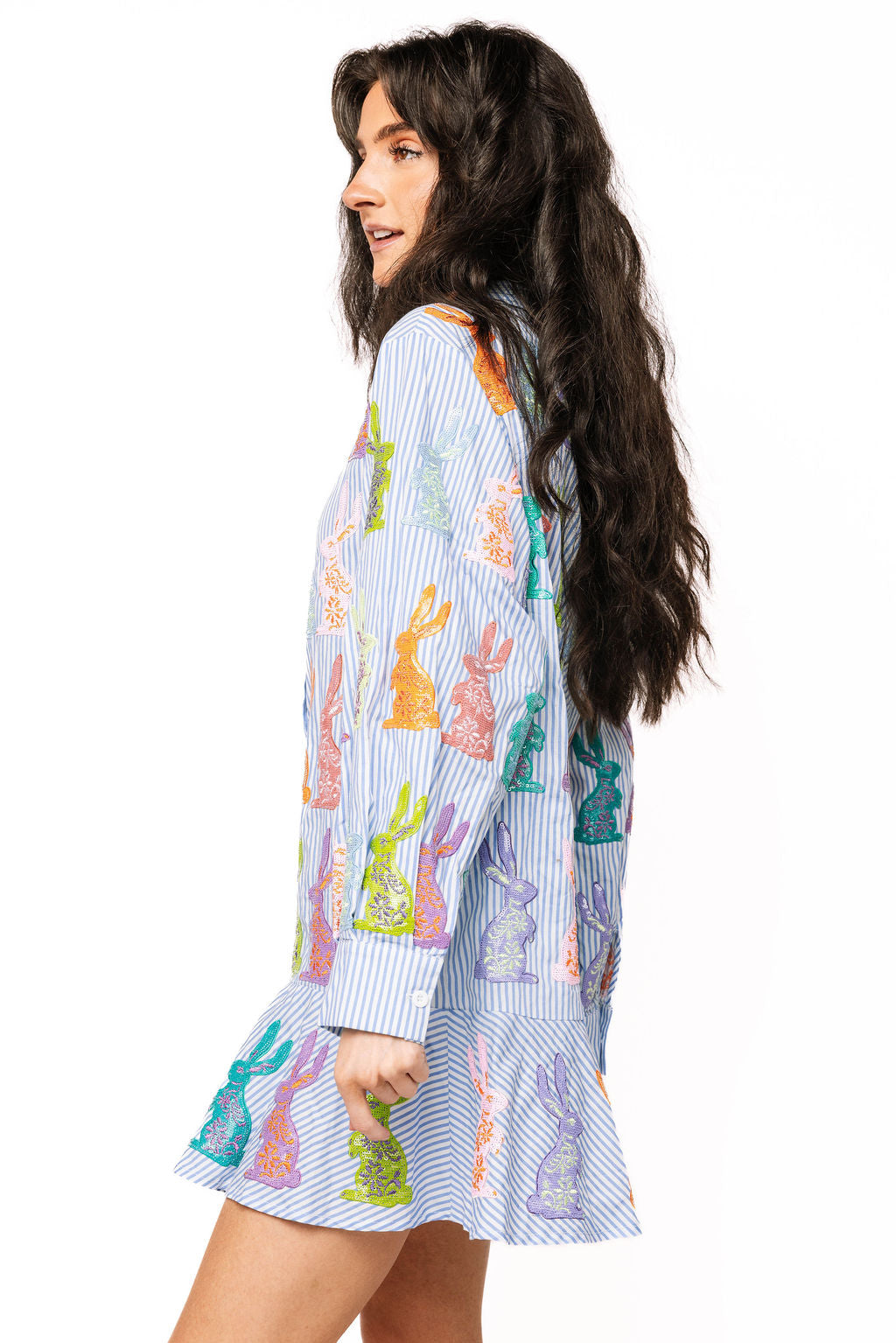 cotton easter dresses Toddler Girl Easter Dresses Toddler Girl Easter Dress: Bunny Print Cotton Outfit With Lace