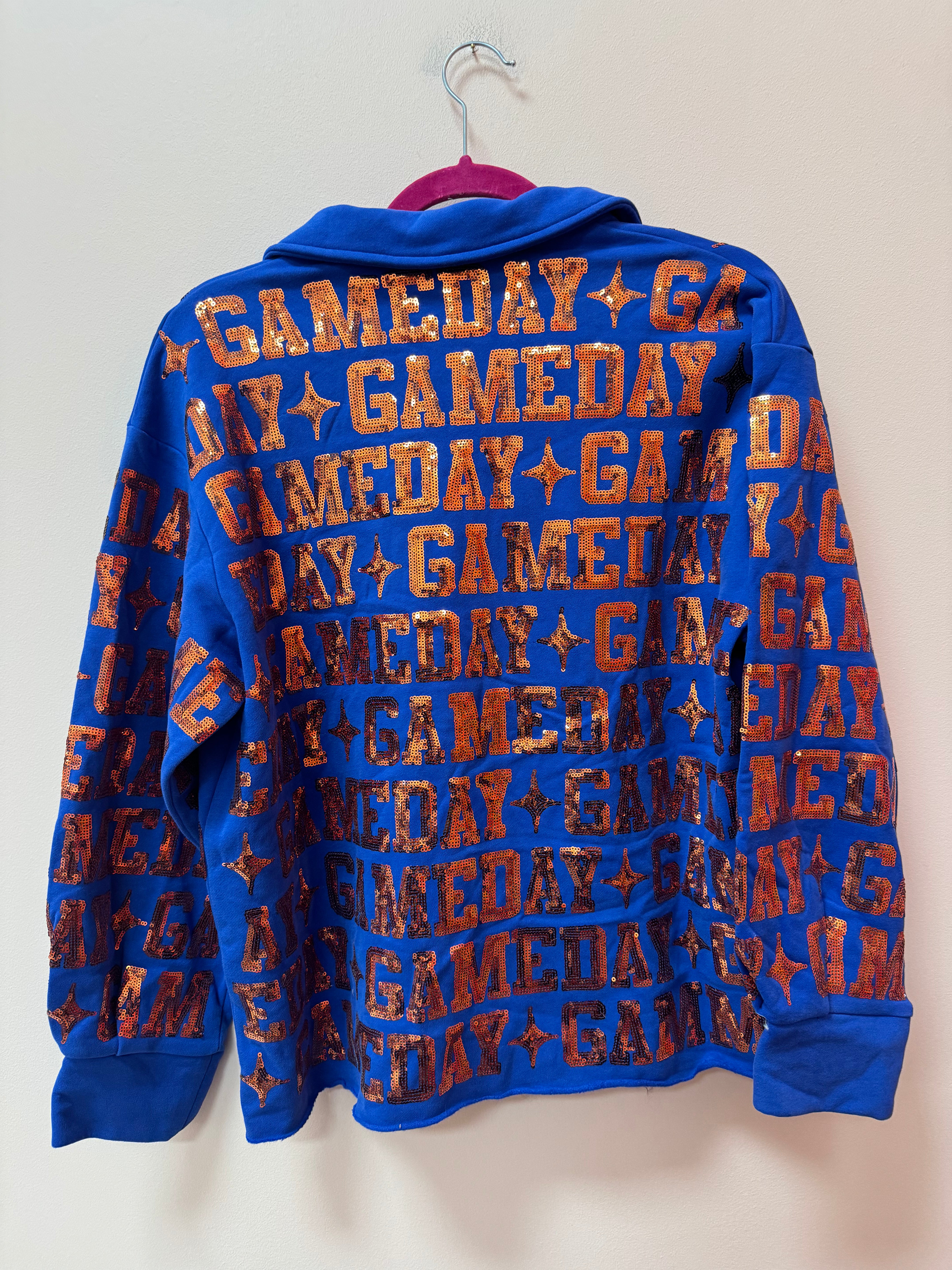 SAMPLE- ROYAL & ORANGE 'GAMEDAY' ALL OVER SHACKET