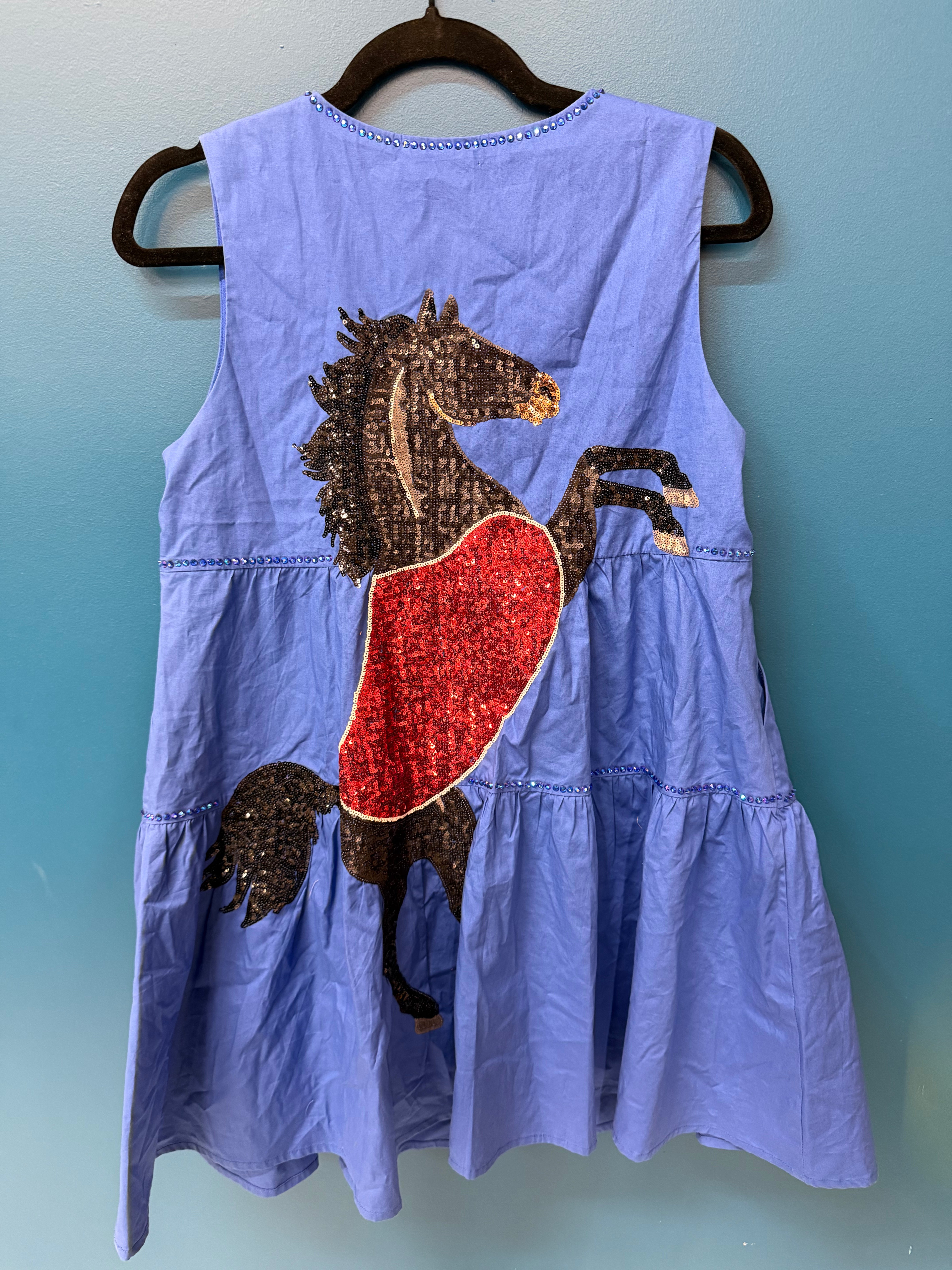 SAMPLE Royal Horse Back Dress