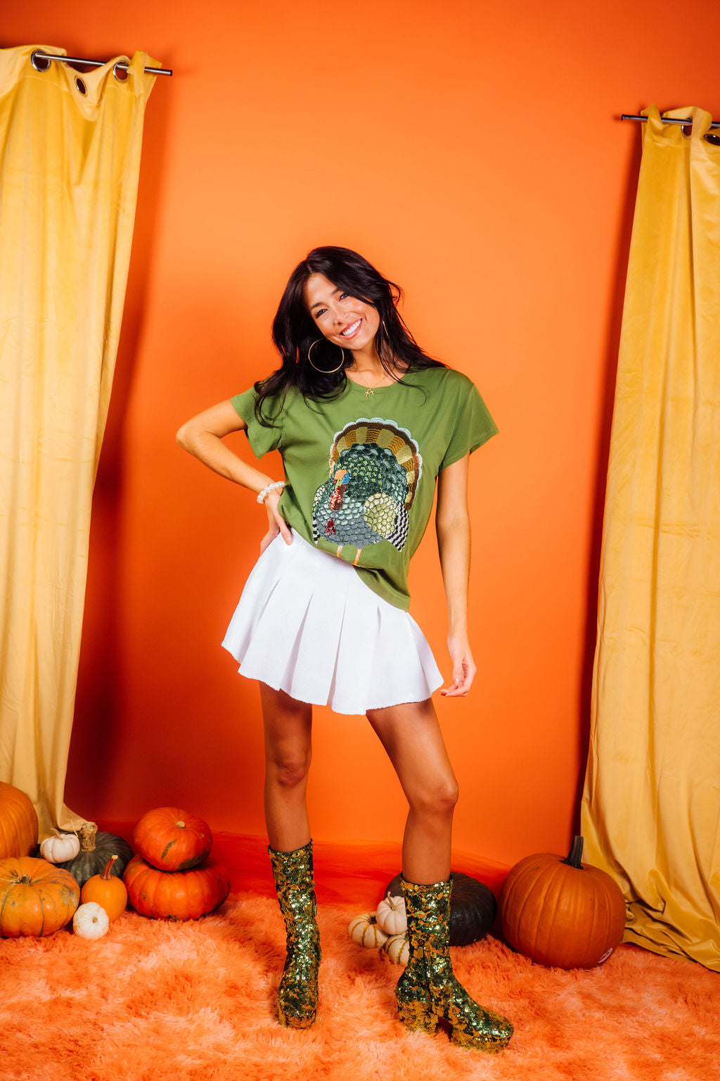 Olive Green Big Turkey Tee