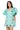 Sample Teal Honky Tonk Icon Ruffle Sleeve Dress