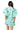 Sample Teal Honky Tonk Icon Ruffle Sleeve Dress