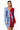 Sample Red & Light Blue Shark Cardigan Sweater Dress