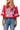 Licensed Ole Miss Oversized Gingham Jersey Tee