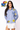 Licensed Kansas Mini Icon Striped Button Down Long Sleeve Top