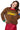 Kids Leopard Colorblock Trim Taxi Cab Sweater