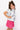 Kids Hot Pink Pleat Swing Shorts