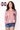 Licensed Miss State Mini Icon Striped Button Down Long Sleeve Top