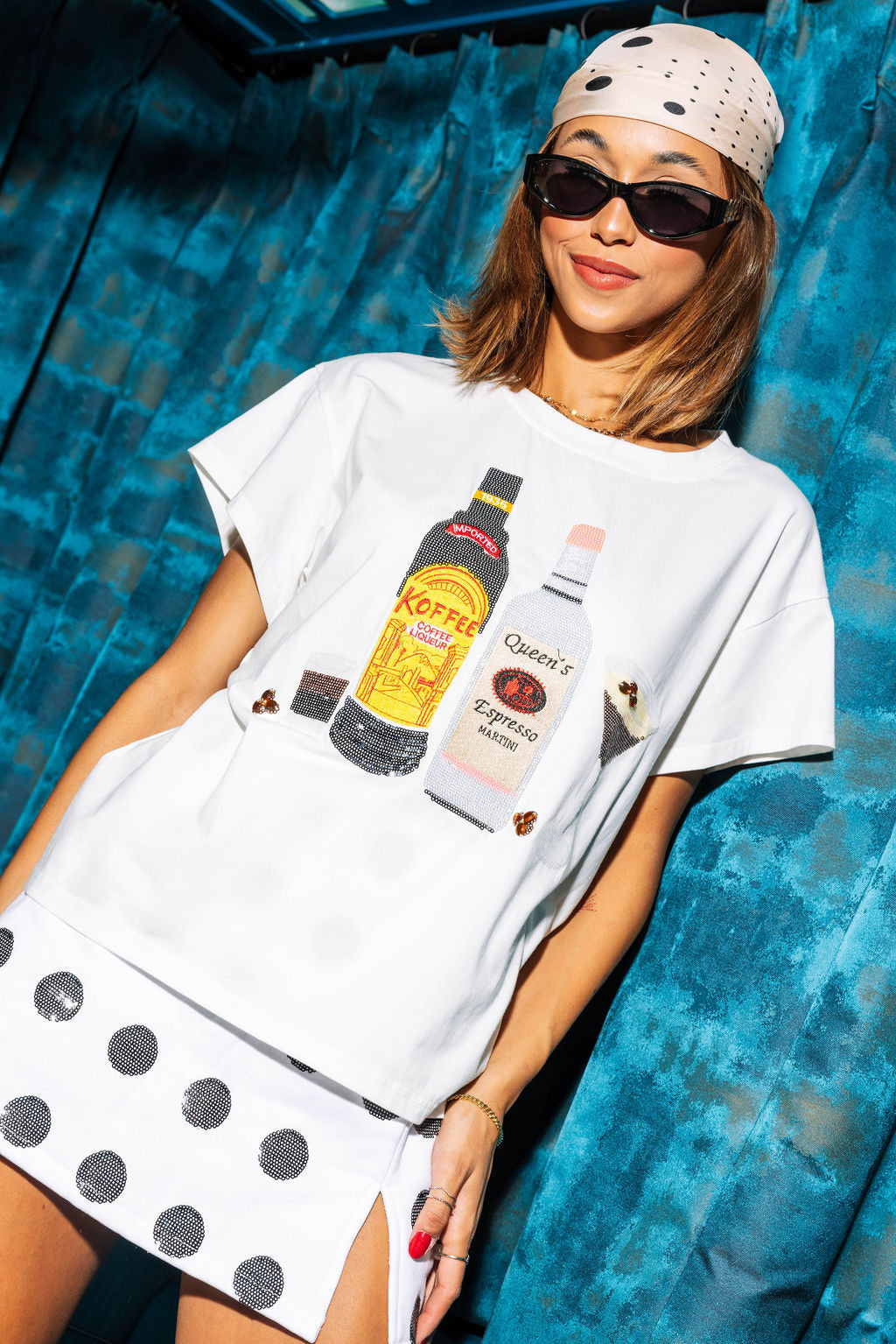 White Espresso Martini Tee