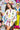 White & Rainbow Sequin Nutcracker Pleat Skort