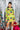 Neon Green Full Sequin Multi Tree Sweater
