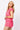 Neon Pink Full Sequin Zig Zag Sweater Tank