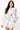 White Outline Rainbow Under The Sea Icon Short